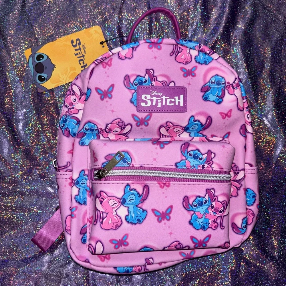 Kids Stitch and Angel Mini Backpack